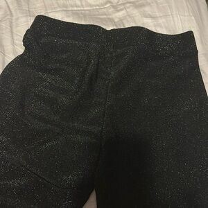 NWT‎ Black Glitter Leggings